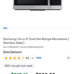 New SAMSUNG MICROWAVE