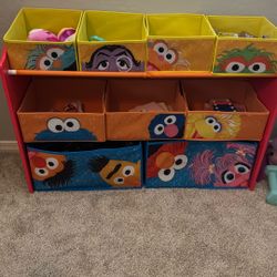 Sesame street toy storage