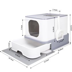 Cat Litter Box 