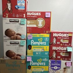 Diapers Pañales Pampers