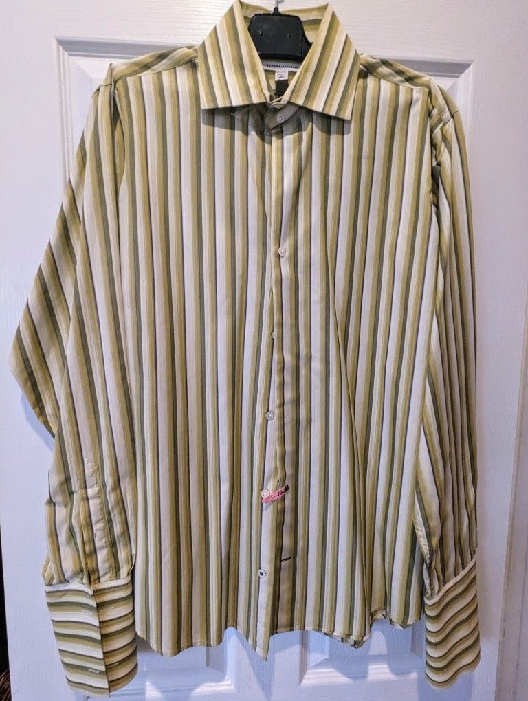 Banana Republic French Cuff Shirt Large 