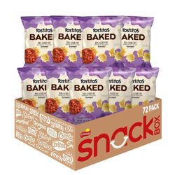 Tostitos Oven Baked Scoops Tortilla Chips 0.875oz Bags Pack of 72