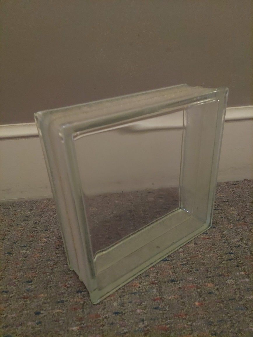 (3) 12" Vintage Glass Blocks