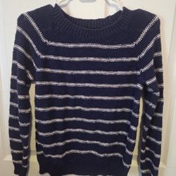 Forever 21 Striped Knit Sweater Small