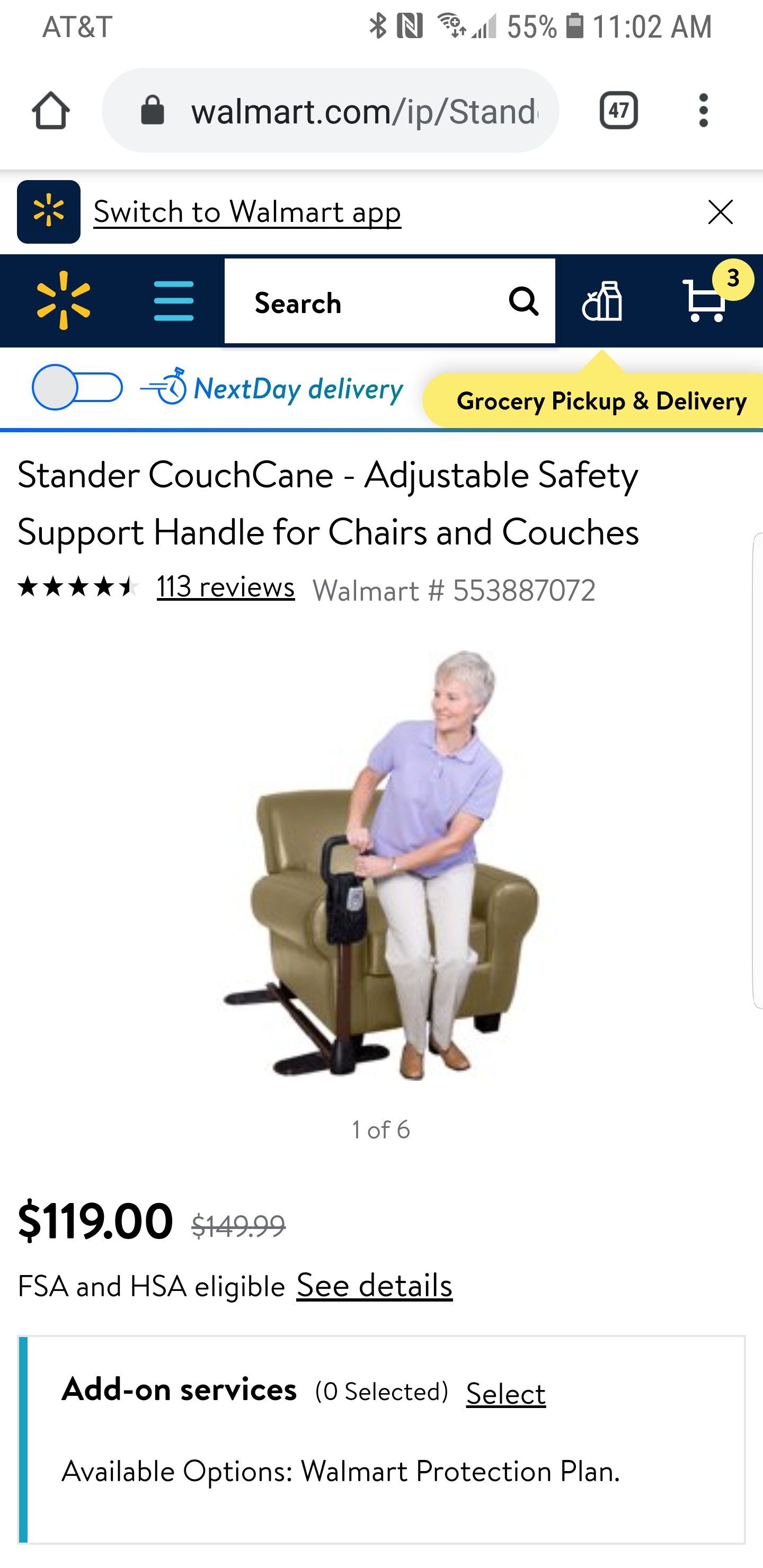 Couch stand support