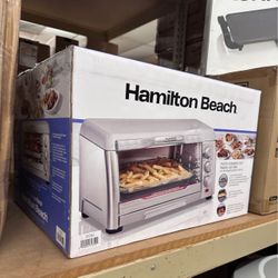 Air Fryer Toaster Oven, Black-Stainless Steel, New