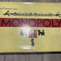 Monopoly Game Vintage Rare Year 
