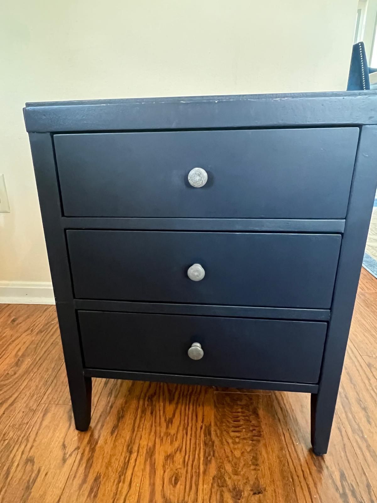 Jean Navy Acacia Side Table 