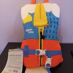 HyperLite Elite Kids Life Jacket, US Coast Guard Approved, Great for Any Water Sports Activity Including Boating, Paddle and Swimming  Infant to Toddl