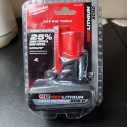 MILWAUKEE M12 12-Volt Lithium-Ion XC High Output 5.0 Ah Battery Pack