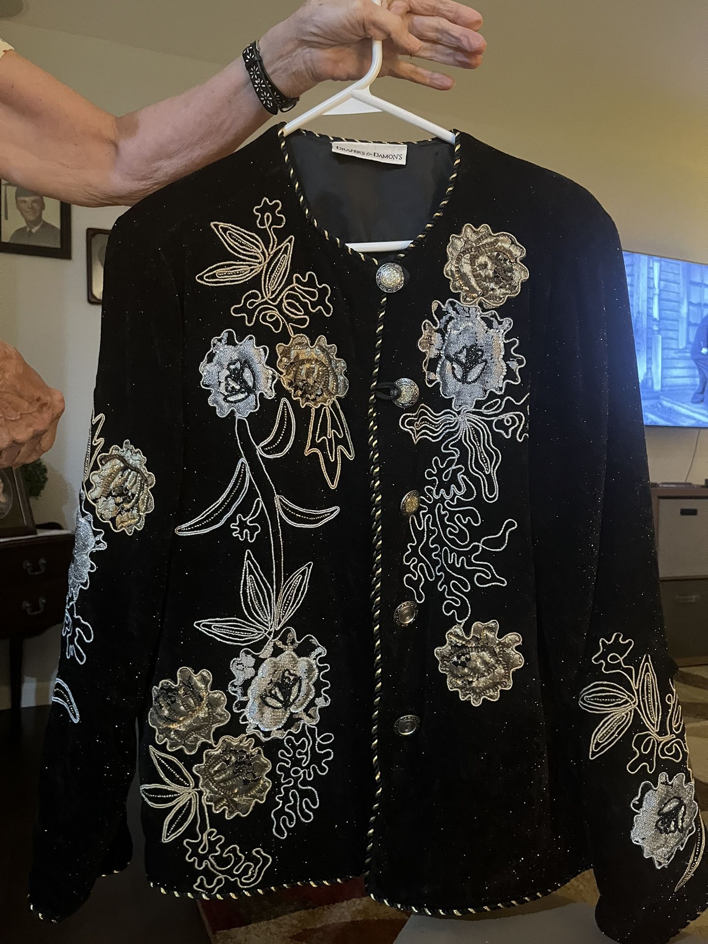 Drapers And Damons Women’s Vintage Evening Jacket Size Medium