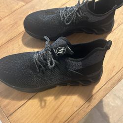 Steel toe, tennis shoes