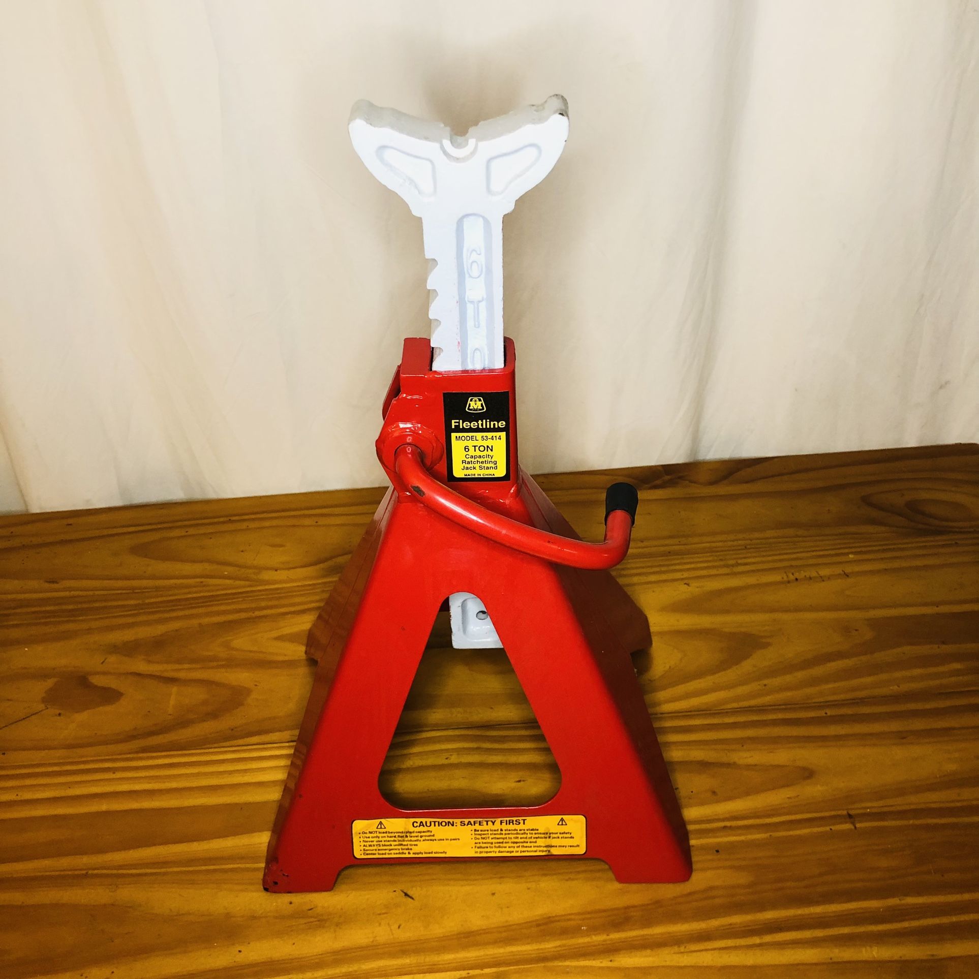 Fleetline 6 Ton Ratcheting Jack Stand
