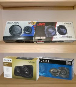 4" Speakers KENWOOD $50 JVC $50 HIFONICS $50 INFINITY $65