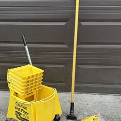 Commercial Industrial Mop and Bucket 