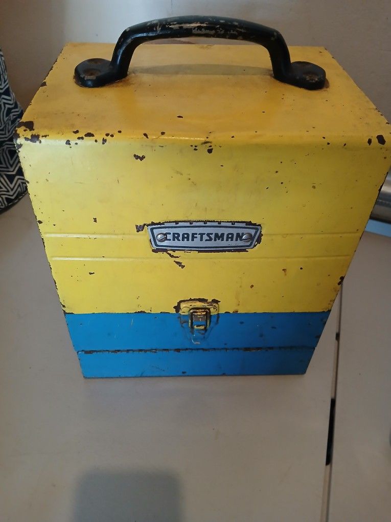 VINTAGE CRAFTSMAN DRILL BOX