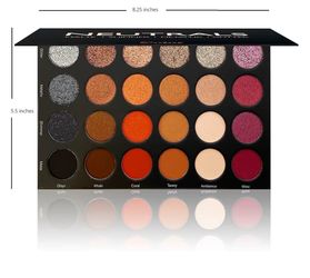 Neutrals, 24-Color eyeshadow Palette Matte/Shimmer/Metallic/Glitter Full Mirror on Lid (4) Available