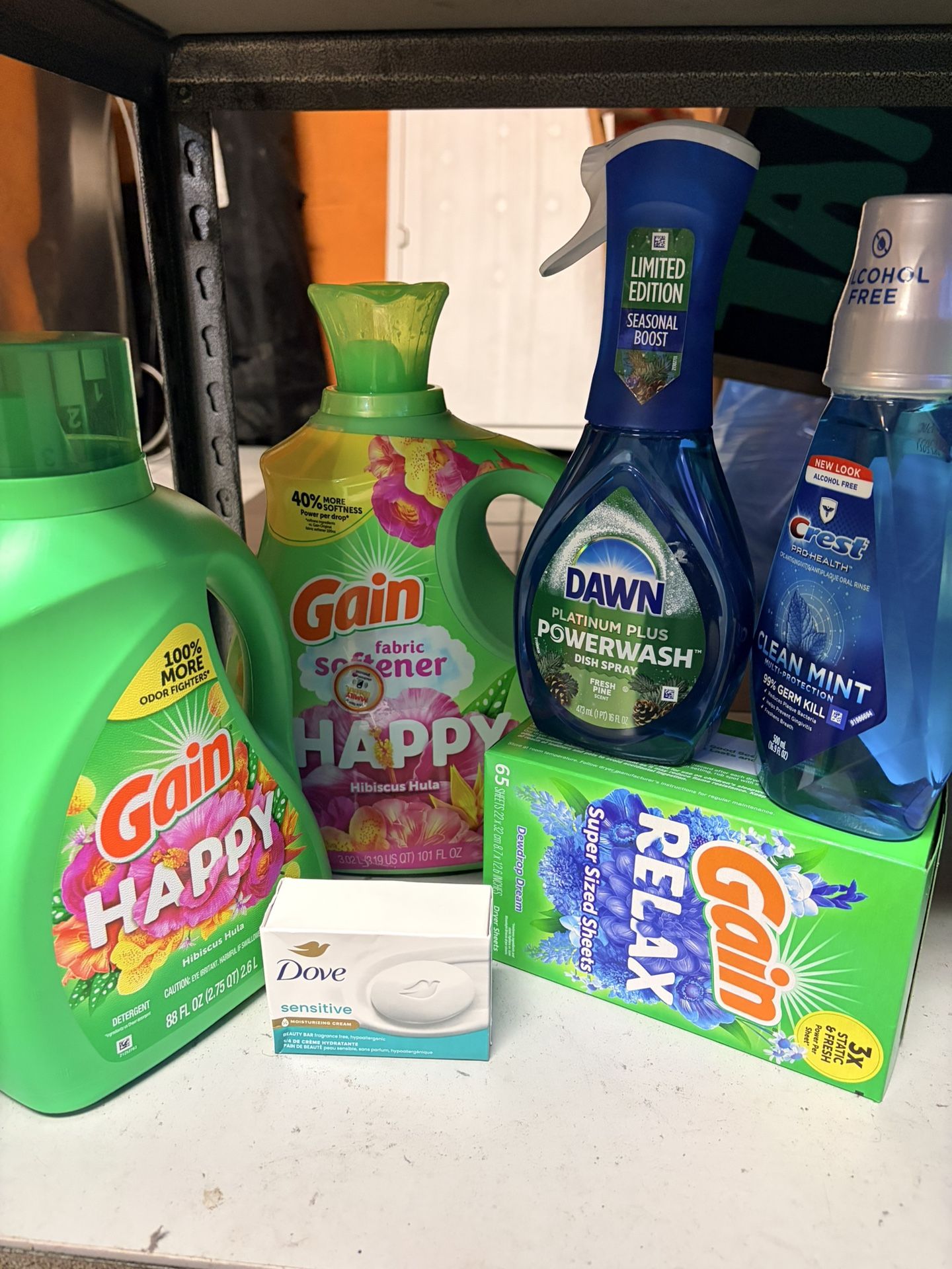 Gain Laundry Set And More