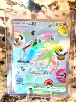 Mew futuristic SIR Pokémon 30th celebration