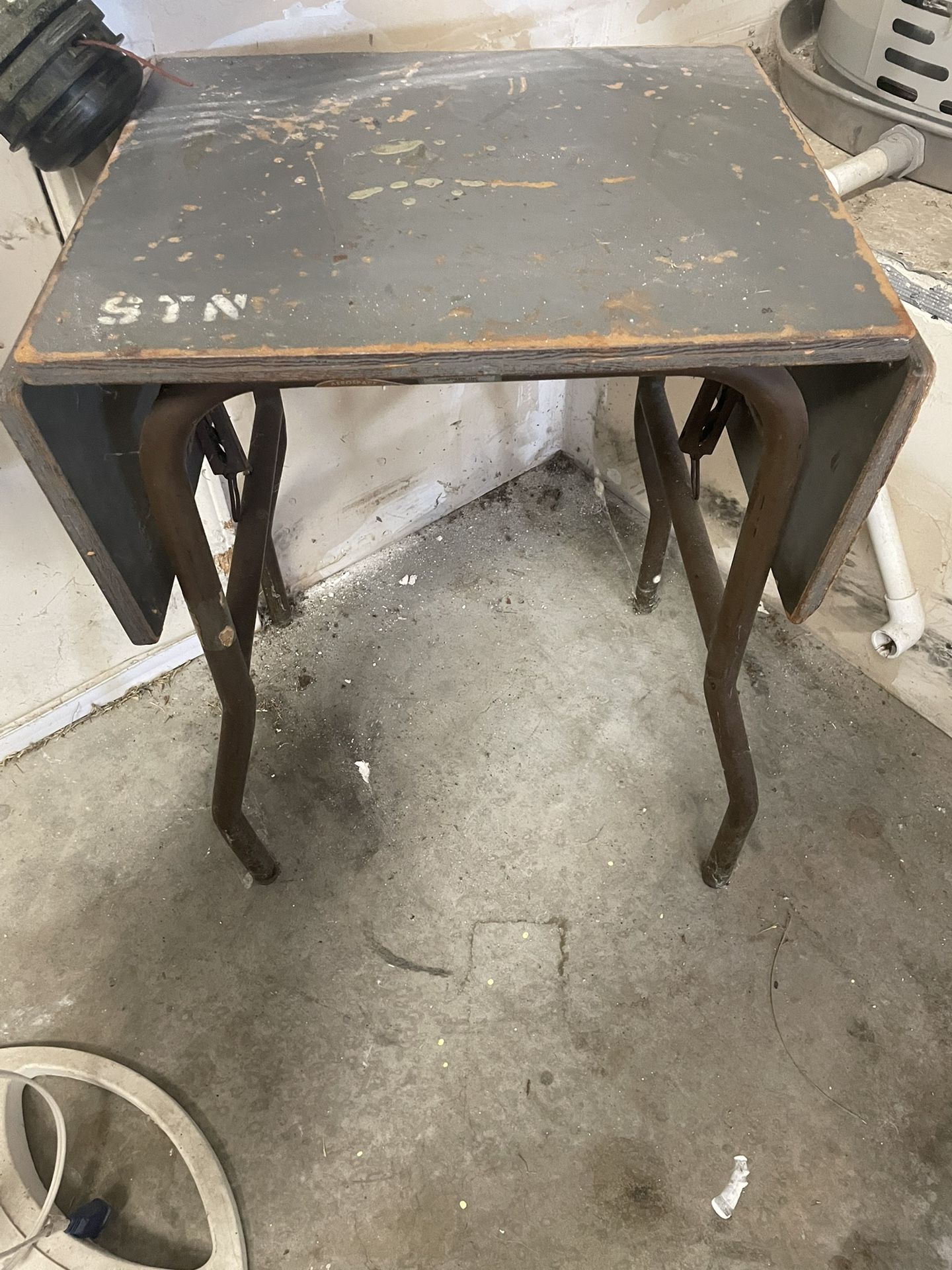 Vintage Military Table