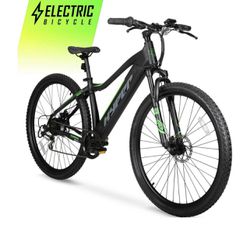 Hyper Bicycles Electric Bicycle Pedal Assist Mountain, 29 In. Wheels, Black