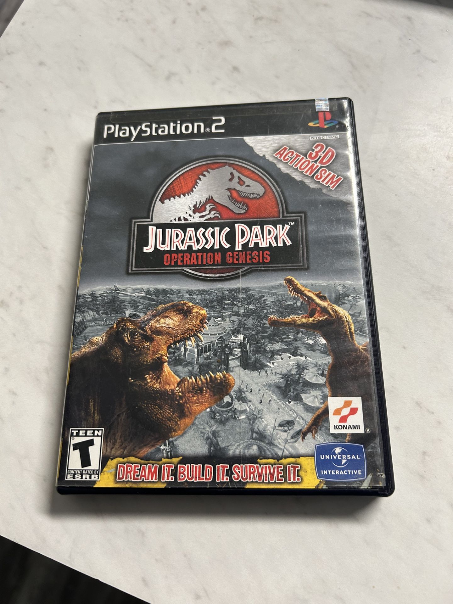 Jurassic Park Vintage PS2 game