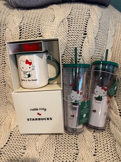 Starbucks x hello kitty cups