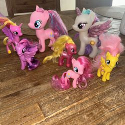 My Little Pony G4 Brushable Lot 7 Ponies 