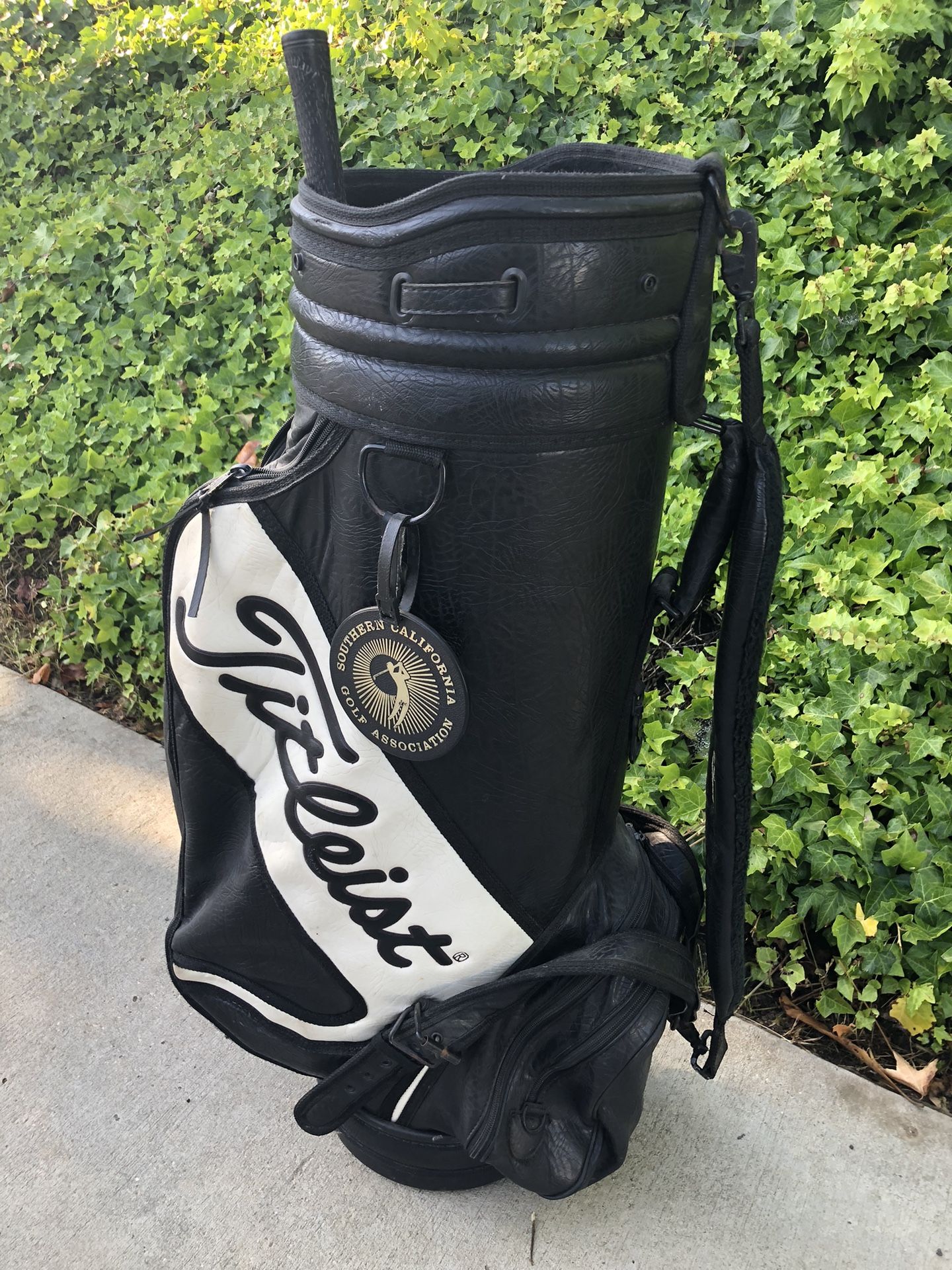 Titleist Leather Staff Golf Bag