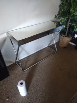 Christopher Knight Home Nikita Modern Glam Console Table Tabletop, Mirror, Silver

