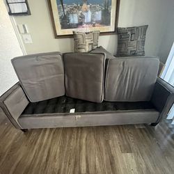 3 Seat Olive Couch 