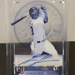 2023 Leaf Platinum Ronald Acuña Jr Auto /6