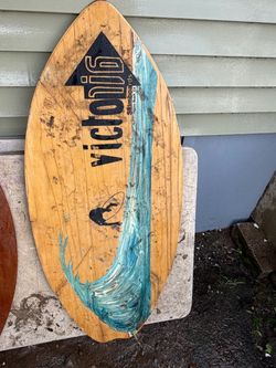 Victoria Skimboards Laguna Beach Wood Skimboard
