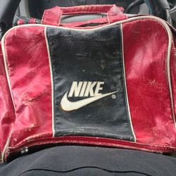 Vintage Leather Nike Bag