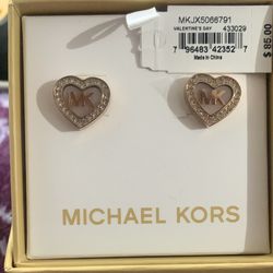 Michael Kors Heart Earrings