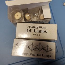 Pool Or Pond Floating Glass Tea Candle Holders