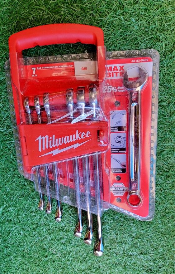 Combination SAE Wrench Mechanics Tool Set (7-Piece)