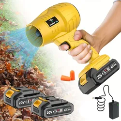 TEGATOK Cordless Leaf Blower 20V 20000RPM Handheld Turbo Jet Fan