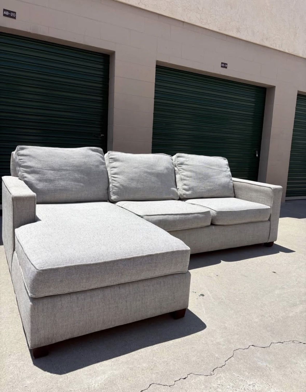 West Elm Sectional Couch 🛻Delivery Available🛻
