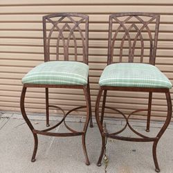 Metal Chairs Barstool Chairs.  Metal Mirror New. Nice Metal Chairs