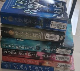 6 Nora Roberts Paperback books