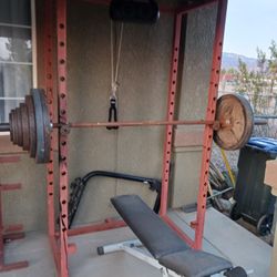 Outdoor/indoor Exercise Work Out Equipment Station Dumbell Bench Press Rack