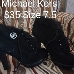 Michael Kors Suede Boot Size 7.5