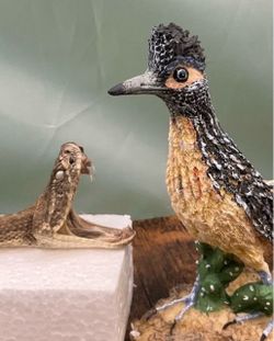 Roadrunner & rattlesnake