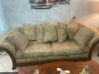 Sofa and oversized chair