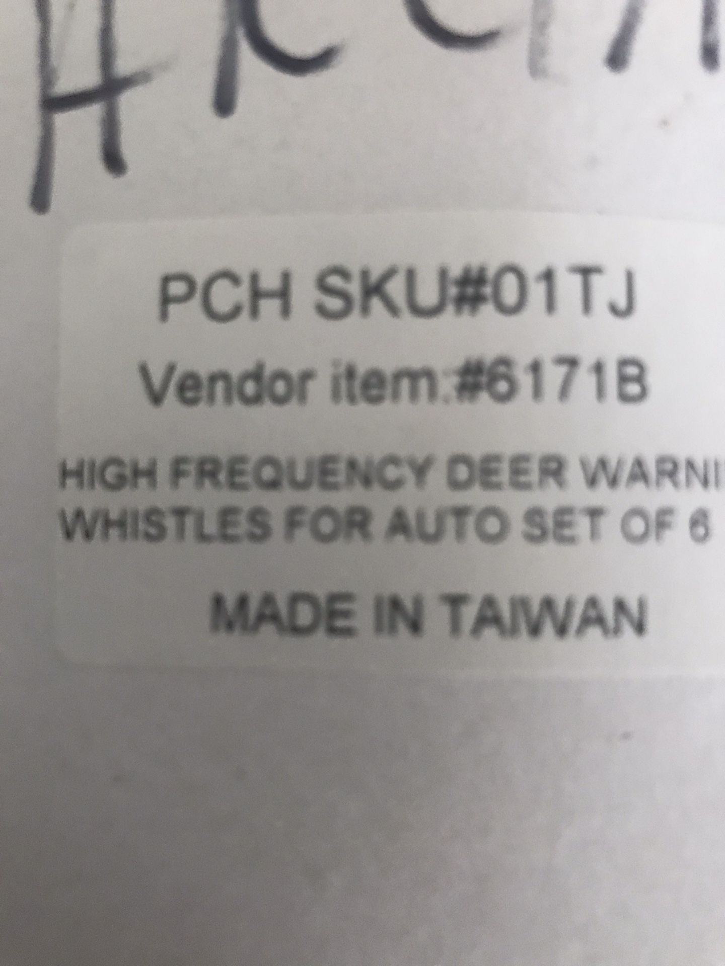 Hugh frequency Deer Whistle