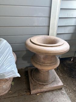 Large Concrete Garden Urn Planter