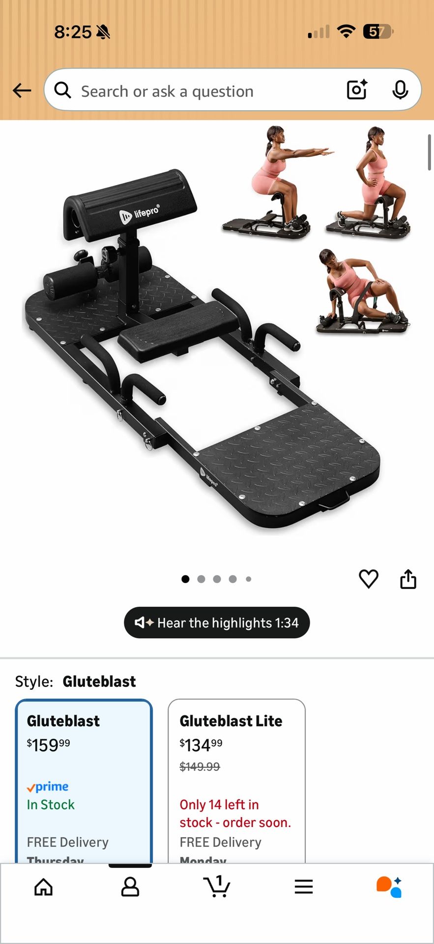 Glute machine