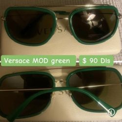 Versace Green Sunglasses 