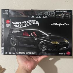 Mattel Brick Shop Hot Wheels 94 Toyota Supra MKIV 1:16 1:64 Exclusive JKG40
